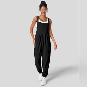 Halara Waffle Jogger Overalls